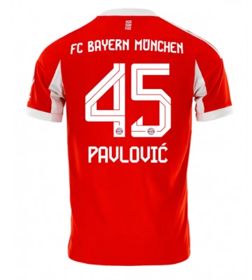Bayern Munich Aleksandar Pavlovic #45 Hjemmebanetrøje 2025-26 Kortærmet